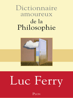 cover image of Dictionnaire amoureux de la philosophie